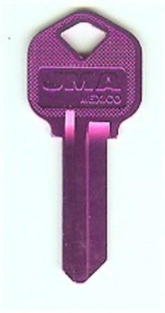 Kwikset KW1 Lilac Aluminum Key Blank $1.99